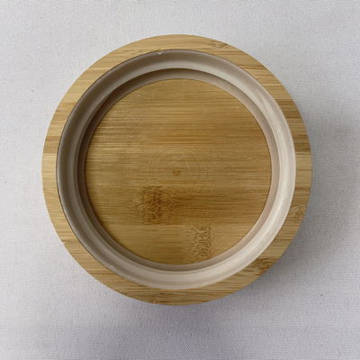 Ξύλινο κάλυμμα 10,9x2,4cm για τα τρόφιμα γυάλινο δοχείο στην επιλογή σας από απλό ή προσαρμοσμένο χρώμα
