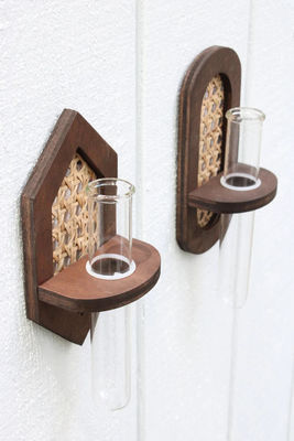 Εγκλωβισμένη από τοίχο υδραυλική φυτεύτρια Boho Φυτεύτρια με εκτύπωση με νήμα μετάξι