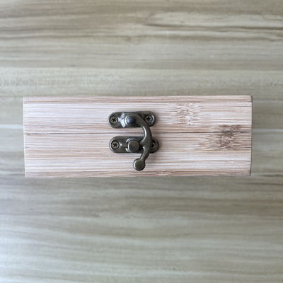 12.8x12.8x4.5cm Προωθητική Προσαρμοσμένη χαρακτική λογότυπο Μπαμπού κουτί δώρο για άλλα δώρο χειροτεχνία