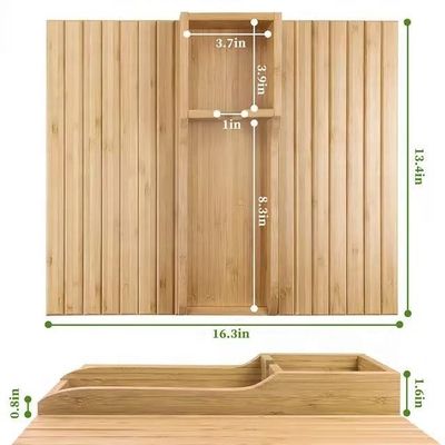 Σκατοκάμαρα Σοφά Τετράγωνο Τραπέζι Δυνατό να αναδιπλωθεί Μπαμπού Καναπέ Κάτω από το Σκάφος με Κόψιμο Μπλοκ