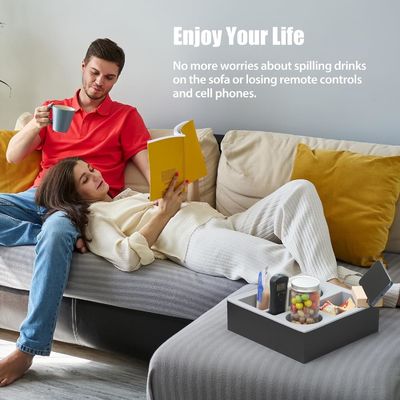 Σιλικόνιο ξύλινο καναπέ Caddy οργανωτής για αδιάβροχο καναπέ αυτοκίνητο αποδέχεται παραγγελία εξατομικευμένη