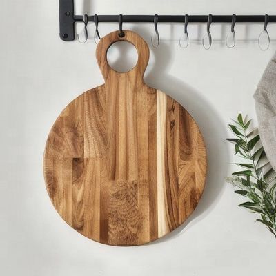 Σπίτι Ακασία ξύλινη πίτσα Σκούπα για ψήσιμο ψωμιού Όλες οι εποχές Τροφίμων Τραπεζαρία Πίνακας Πάνω Πλέγμα