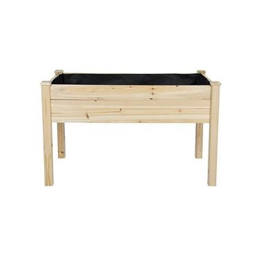 48x24x30in Υψηλό ξύλινο κουτί φυτεύματος για πίσω αυλή Λάμιναρισμός γυαλιστερό ξύλο ξύλο