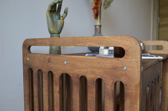 Εσωτερική καμπίνα πρέπει να έχει εξοικονομήσει χώρο με πολυτελή κατεδάφιση ξύλινο σκυλί κιβώτιο έπιπλα