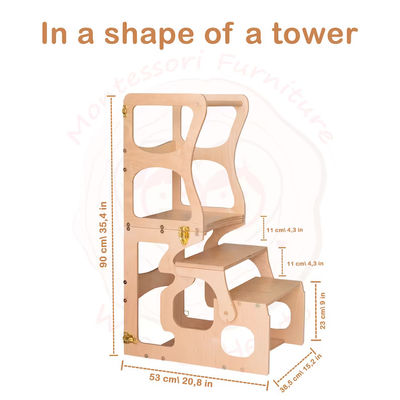 Δείγμα δωρεάν μαθησιακή καρέκλα για παιδικό τραπέζι και πύργο δραστηριότητας