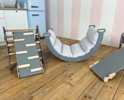 Montessori σκαρφαλώνοντας σετ για βρέφη εσωτερικό τριγωνικό αναρριχητή στην επιλογή του χρώματος σας