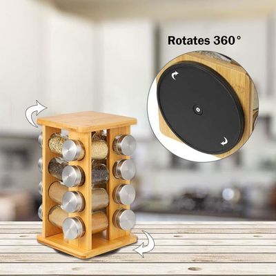 4 στρώσεων από ανοξείδωτο χάλυβα περιστρεφόμενο ράφι κουζίνας οργανωτής κάτω αποθήκευση για το ράφι μπαχαρικών