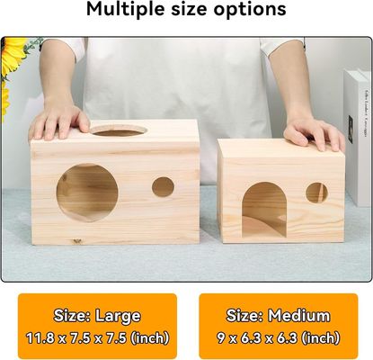 Γειτονιά από ξύλο για μικρά ζώα με σταθερό σχέδιο σε προσιτό κόστος