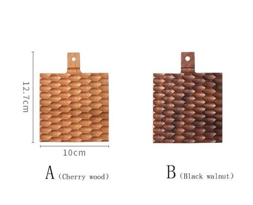 Σκληρό ξύλο δημιουργικό μονωτικό στρώμα για ξύλο κερασιού Αντιφλεγμονώδης κάλυπτης φλιτζανιού καφέ