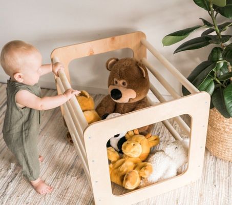 Παιδικός εξοπλισμός ξύλινου παιχνιδιού για βρέφη