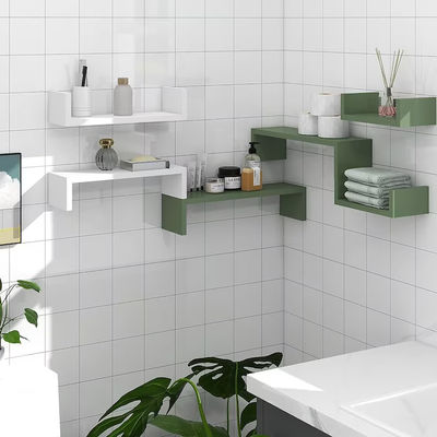 Λευκά και πράσινα φύλλα αποθήκευσης με το σχήμα U