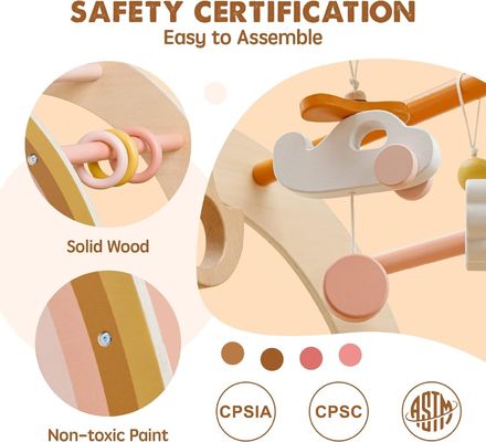 Unisex ξύλινο γυμναστήριο παιχνιδιού για το μωρό 0-5 μηνών ως αίτημά σας ξύλινα παιδικά παιχνίδια από Tiny Land