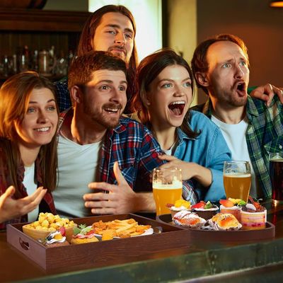 Ποδοσφαιρικό πάρτι γενεθλίων ξύλινα πιάτα ξύλινο σχήμα οβάλ πιάτο για το σπίτι ξενοδοχείο εστιατόριο