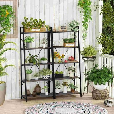 5 βαθμίδες πεύκο ξύλο χρώμα μεταλλική σκάλα βιβλιοθήκη σύγχρονη προσαρμοσμένη αρχαία ξύλινα βιβλιοθήκες