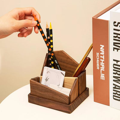 Εργαλεία Μαύρο λαβή στυλό Πολυλειτουργικό ξύλινο μολύβι με ακανόνιστο σχήμα