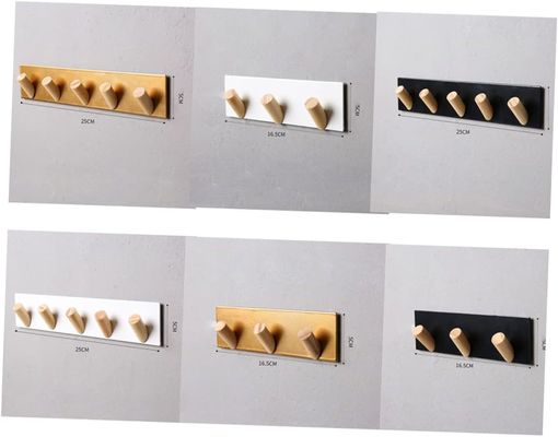 Ρουστικό τοίχο τοποθετημένο κλειδί γάντζο σιδερένια επιφάνεια για το κτίριο γραφείων 7,75 "L x 7,75" W x 48,5" H