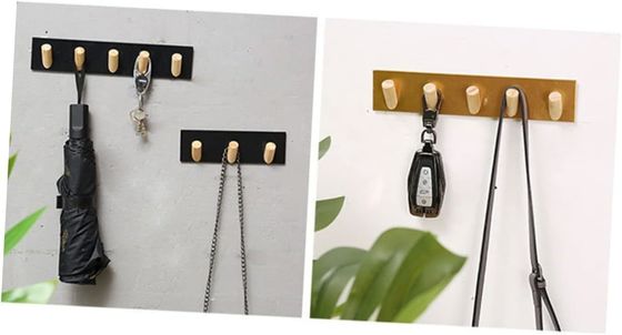 Ρουστικό τοίχο τοποθετημένο κλειδί γάντζο σιδερένια επιφάνεια για το κτίριο γραφείων 7,75 "L x 7,75" W x 48,5" H