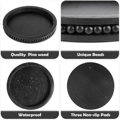 Δαχτυλίδι διακόσμησης ξύλου για τραπέζι καφέ και κέντρο αγροτικής κατοικίας Δωρεάν δείγμα