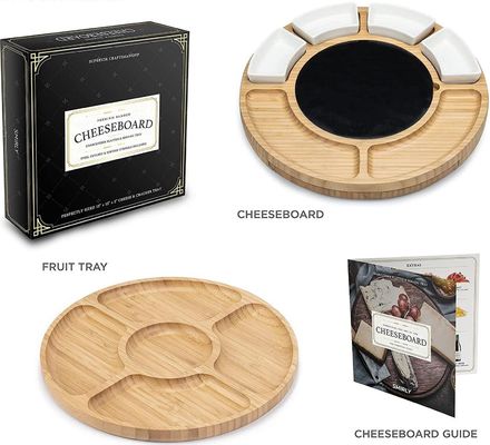 Τετράγωνο μπαμπού τυρί Πλάκα και μαχαίρι για εμπορικούς αγοραστές Καταστήματα δώρων