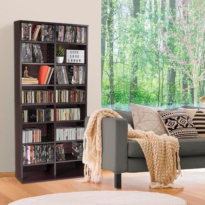 Προσαρμοσμένα 12 ρυθμιζόμενα ράφια και 4 σταθερά ράφια