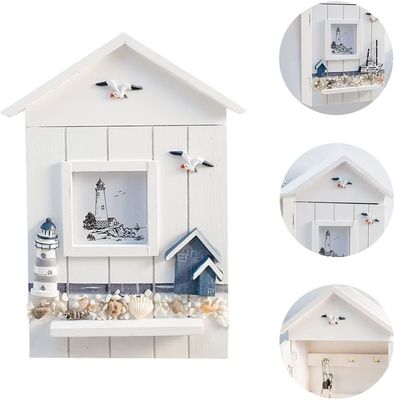 Ξύλινος Ναυτικός Κρεμάστης τοίχος κρεμασμένος διακοσμητικός χειροποίητος κάτοχος κλειδιού για κτίριο γραφείων