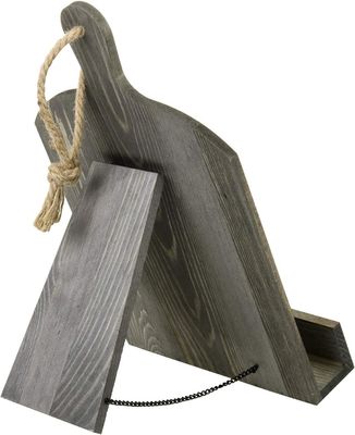 Κρατητής βιβλίου συνταγών στυλ ξύλου ρυθμιζόμενος και αναδιπλούμενος για αποθήκευση στην κουζίνα