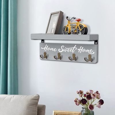 Προσαρμοσμένο σχήμα ξύλινο κάλυμμα κλειδιών τοίχος τοποθέτηση κλειδαριού κρεμάστρα οργανώστε την συλλογή κλειδιών σας