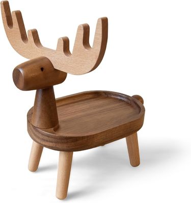 Οικιακό διακοσμητικό ξύλινο δίσκο με προσαρμοσμένο σχήμα 7,75 "L x 7,75" W x 48,5" H