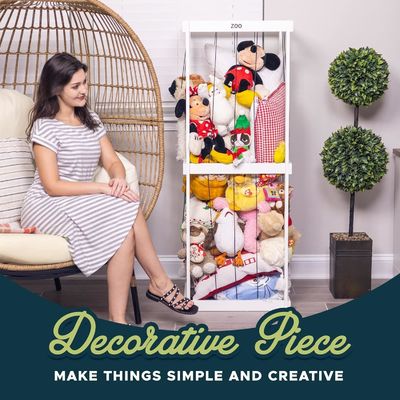 Αποθήκευση μπάλας Κλουβί ζώων ζωολογικού κήπου Οργανωτής Λειτουργικό σχεδιασμό για γεμισμένο κάλυμμα παιχνιδιού Plush