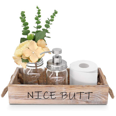 Βιομηχανικό δοχείο τροφίμων από ξύλο για αποθήκευση ψωμιού, φρούτων και διακόσμησης σπιτιού χειροποίητο