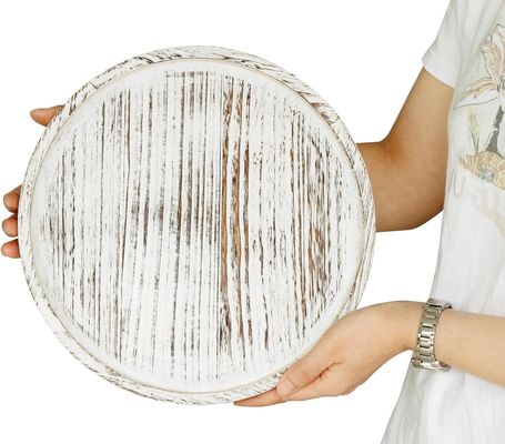 Αριθμός στρωμάτων 12 ιντσών χωριόχρωμο διακοσμητικό τραπέζι από ξύλο για καφέ αγροτικής περιοχής