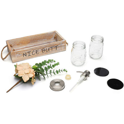 Βιομηχανικό δοχείο τροφίμων από ξύλο για αποθήκευση ψωμιού, φρούτων και διακόσμησης σπιτιού χειροποίητο