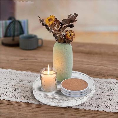 Αριθμός στρωμάτων 12 ιντσών χωριόχρωμο διακοσμητικό τραπέζι από ξύλο για καφέ αγροτικής περιοχής