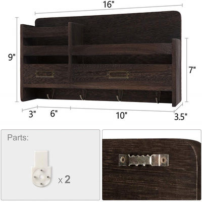 Τείχος τοποθετημένο ράφι ρούχα κρεμασμένο κλειδαριό για τοίχο διακοσμητικό προσαρμοσμένο λογότυπο