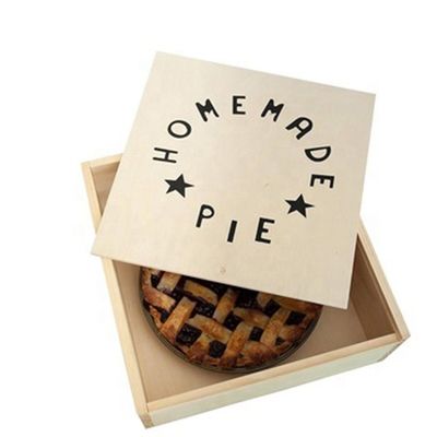 Vitalucks Custom Apple Pie Packaging Περιβαλλοντικά φιλικό ξύλινο κουτί για ειδικά δώρα