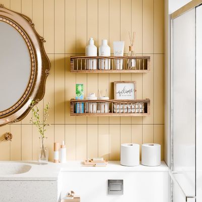 Προσαρμόσιμα ξύλινα πλωτά ράφια για υπνοδωμάτια