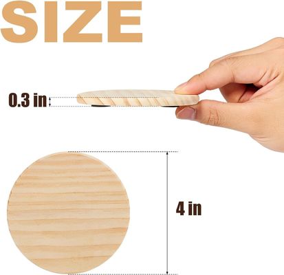 Γυρισμένα οικολογικά ξύλινα υποστρώματα για διακόσμηση τραπεζιού