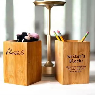 Κρατητής κουτιών για μολύβια και μολύβια σε σύγχρονο ξύλινο στυλ