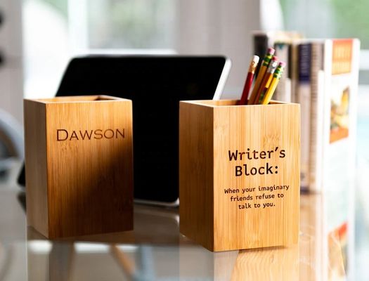 Κρατητής κουτιών για μολύβια και μολύβια σε σύγχρονο ξύλινο στυλ