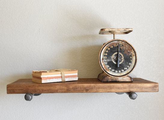 Εσωτερικός κρεμάλα πλωτό ράφι τοίχος ξύλινο ράφι για φούρνο μικροκυμάτων Ραστικό ράφι οθόνης