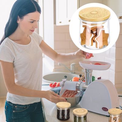 Φρέσκο στυλ 12 τεμάχια ξύλινα βάζα απλού χρώματος για κεριά γυαλί γιαγούρτι βάζα Κέπα Κέπα ξύλινο