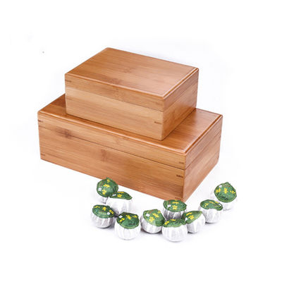 Χειροποίητο βιοδιασπώμενο μπαμπού Κουτί αποθήκευσης Εργαλεία δώρων Κουτάκια μπαμπού ή δανεισμένου ξύλου