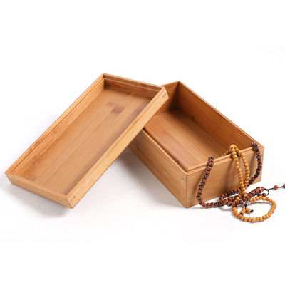 Χειροποίητο βιοδιασπώμενο μπαμπού Κουτί αποθήκευσης Εργαλεία δώρων Κουτάκια μπαμπού ή δανεισμένου ξύλου