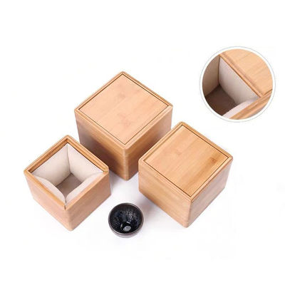 Λογογραφική χαρακτική διαφάνεια Κάλυψη Βαμβούλο τετραγωνικό ξύλινο κουτί για δώρα και συσκευασίες προσαρμοσμένες