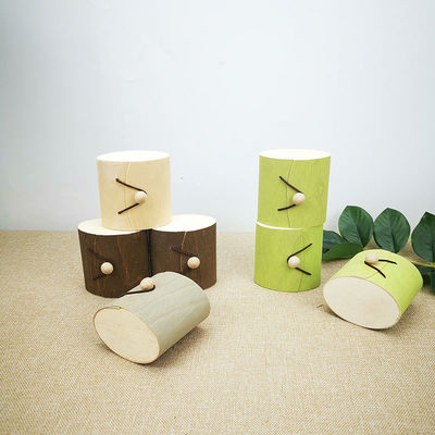 Τετραγωνικό διακοσμητικό κενό χριστουγεννιάτικο φυσικό κάρβουνο ξύλο φλοιού