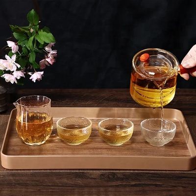 Προσαρμοσμένο ξύλινο δίσκο σε επιλογή σας ή απλό χρώμα για τη σύγχρονη αποθήκευση κουζίνας