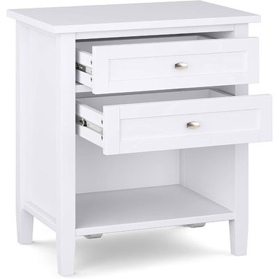 Έπιπλα υπνοδωματίου Σύγχρονο σχεδιασμό Ρουστικό 24 "Μαύρο Ευρύ Νυχτερινό Στάβλο Νυχτερινό Στάβλο από Μαγνητό ξύλο