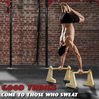20x12 ίντσες ξύλινες παρενοχλήσεις και μπάρες ώθησης για γυμναστική χωρίς γλίστρα