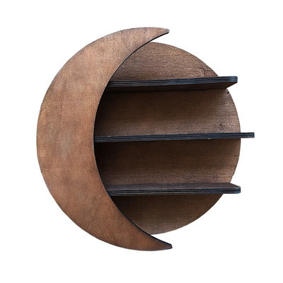 Έπιπλα καθιστικού τοίχου επιπλέων φεγγαριού Κρυστάλλινο ράφι για αποθήκευση αιθέριας ύλης