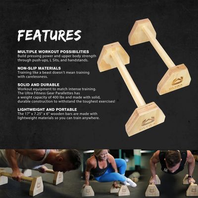 OEM/ODM 202405 Ultra Fitness ξύλινα παρενόχλητα για καθίσματα L και χειροκίνητα push ups